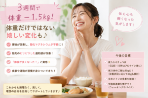 3週間の変化の画像